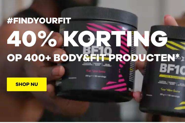 Body & Fit: tot 40% korting