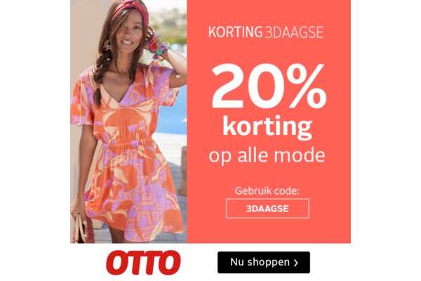 OTTO: 20% korting op alle mode