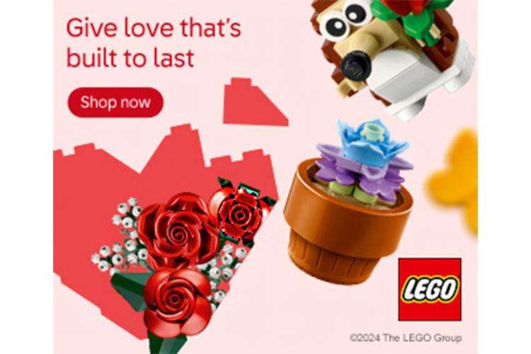 Zeg het met LEGO bloemen!