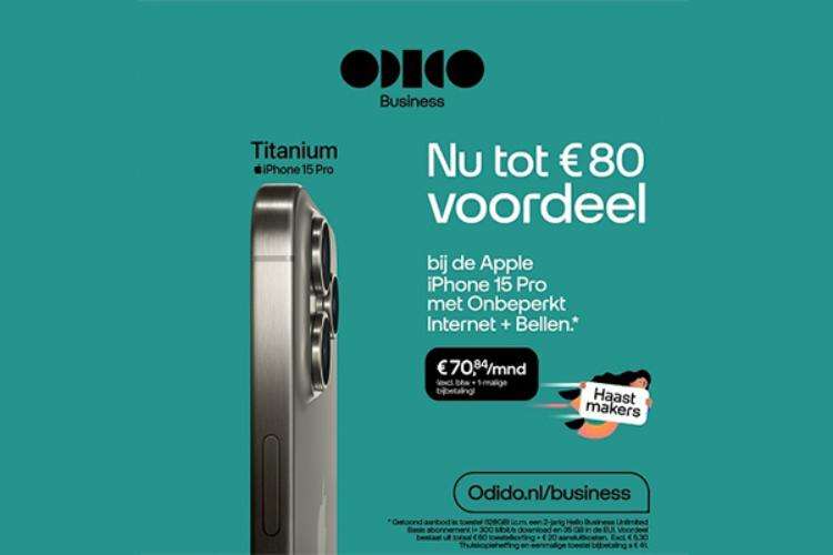 Odido: Tot 80â¬ vordeel