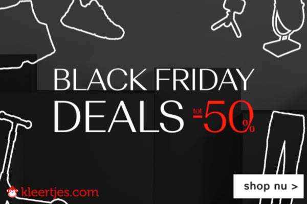 Kleertjes.com: Black Friday deal