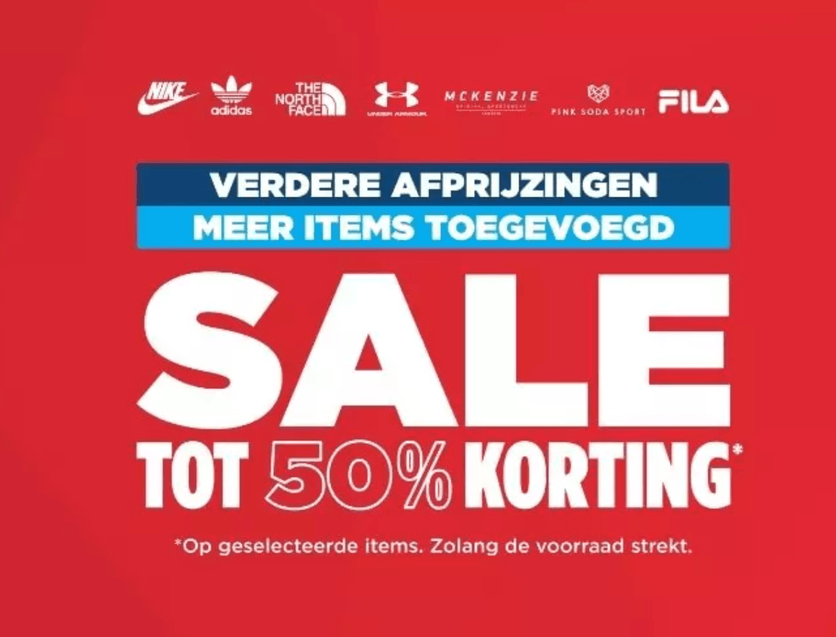 JD Sports: Sale met tot 50%
