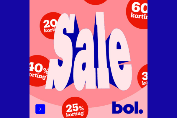 Het is sale bij bol.!