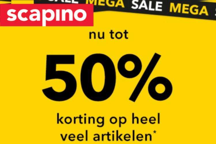 Scapino: Tot 50% op heel veel artikelen