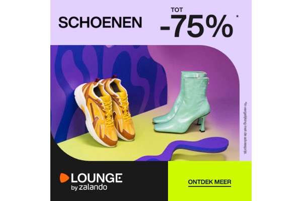 Lounge by Zalando: tot 75% korting op schoenen