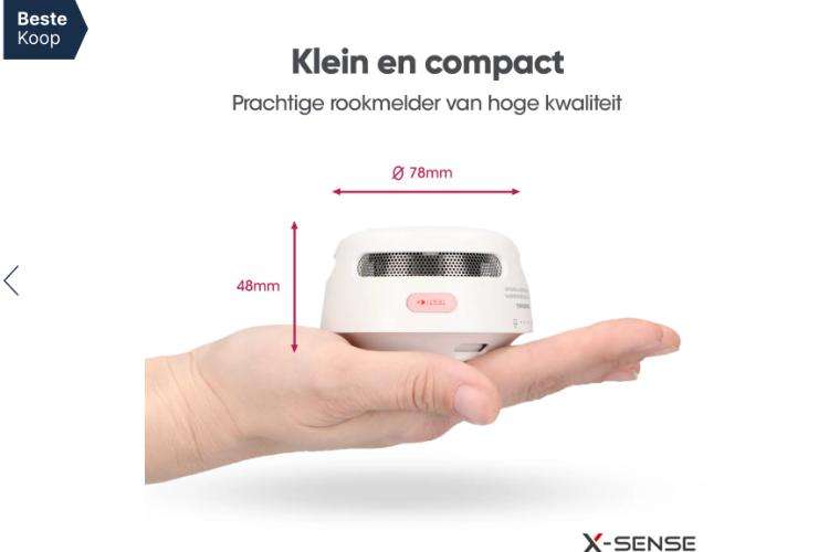 Brandpreventiewinkel: 25% korting op X-sense rookmelders